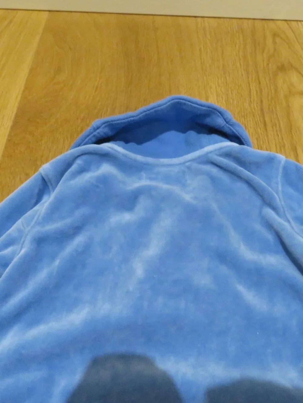 RALPH LAUREN Shawl Collar Baby Velour Footed Coverall Blue 6 Months Warm Winter